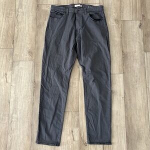 Madewell Jeans Mens 36x34 Gray Slim Fit Straight Mid Rise Light Wash Preppy